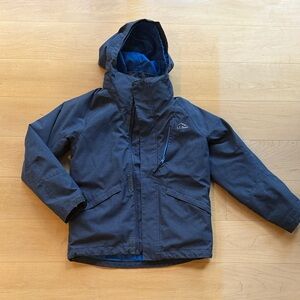 L.L. Bean Kids Dark Navy Hooded Puffer Jacket